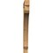 Ekena Millwork Legacy Block Rough Sawn Bracket, Western Red Cedar, 4"W x 40"D x 44"H BKT04X40X44LEC05RWR - alternate 2